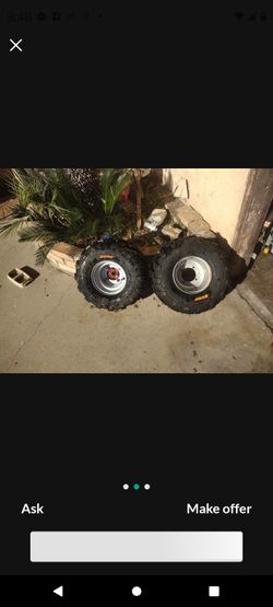 20X10X8 PRICE IS EACH SUN F BRAND NEW TIRES NOT RIDEN ON 95 EACH WITH OEM WHEELS