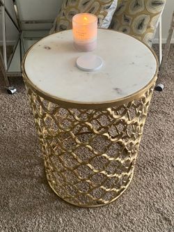 Gold Side Table