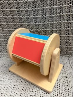 Lovevery baby spinning drum