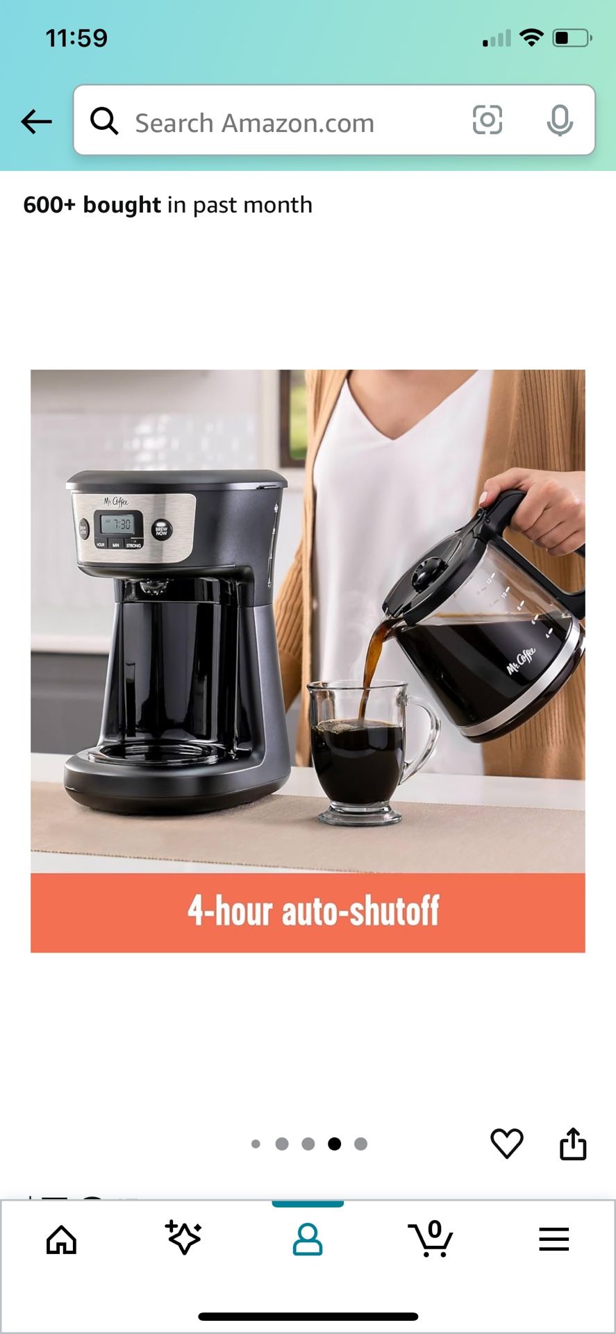 Mr. Coffee 12-Cups Automatic Coffee Maker ((contact info removed))