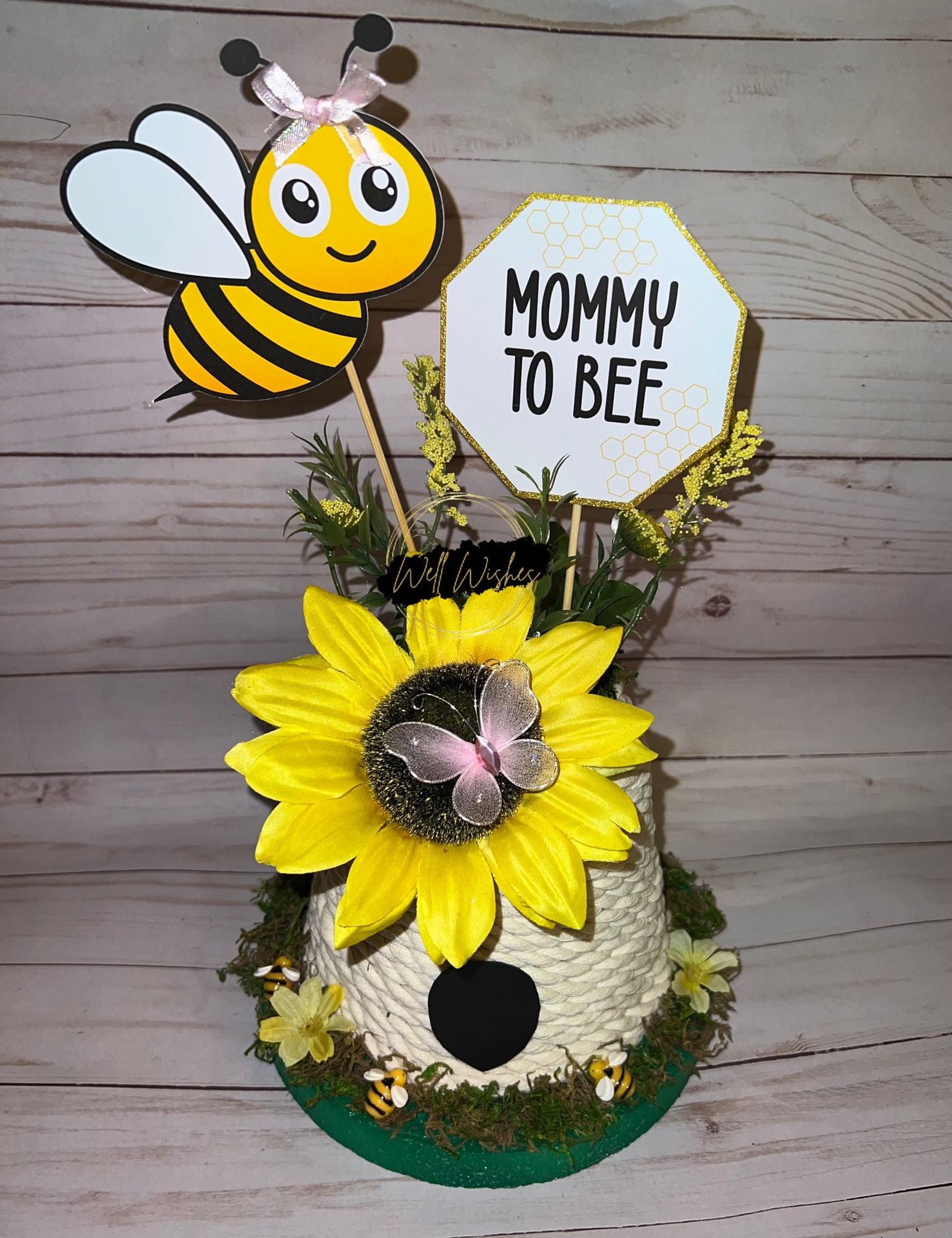 Bee & Sunflower Baby Shower Centerpieces