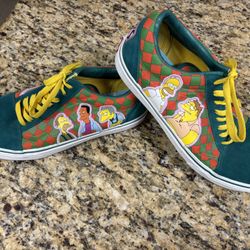 Men’s Simpsons Vans Tennis Shoes
