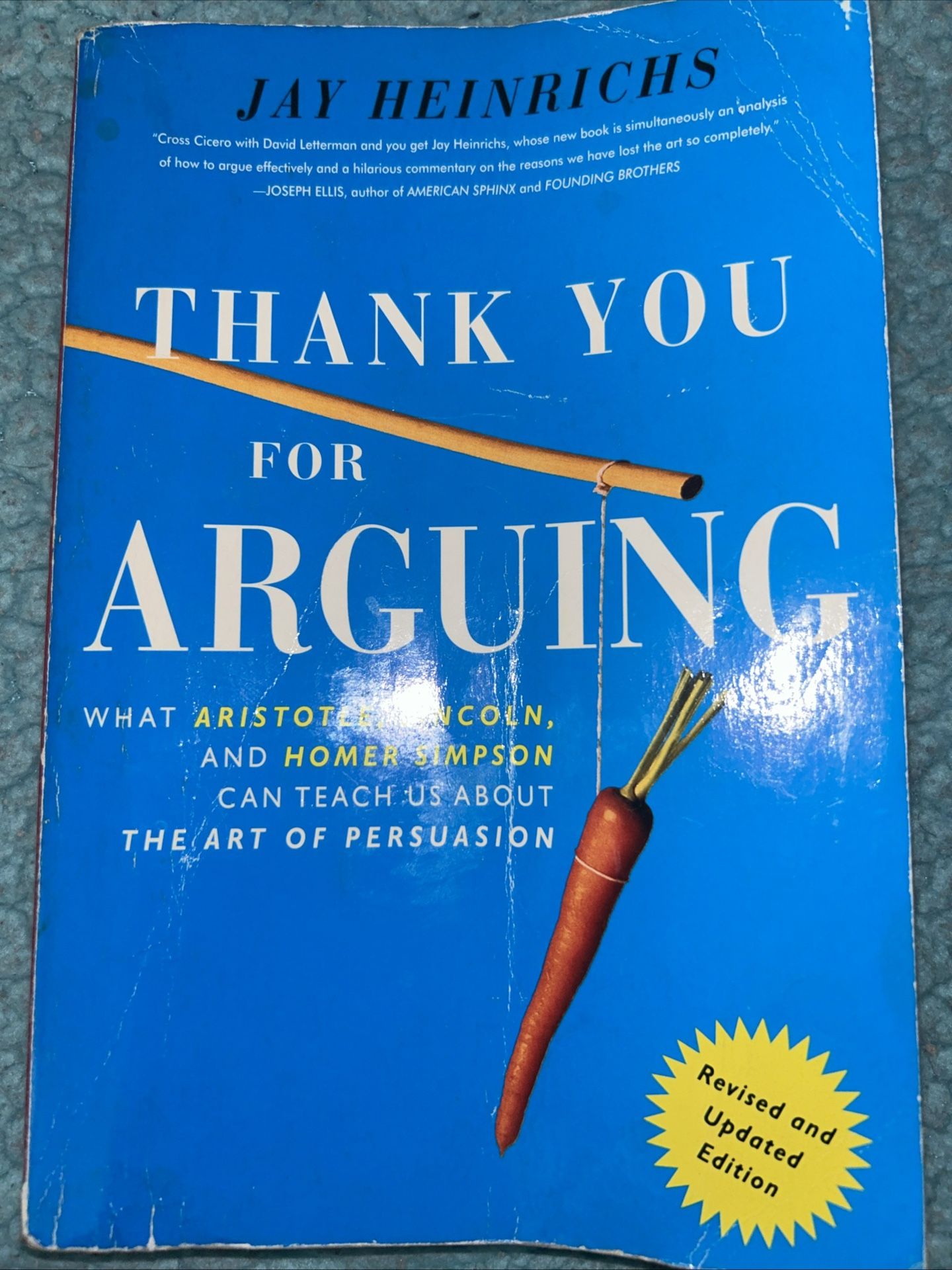 Thank You For Arguing By Jay Heinrichs