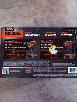 Ridgid drill and driver kit