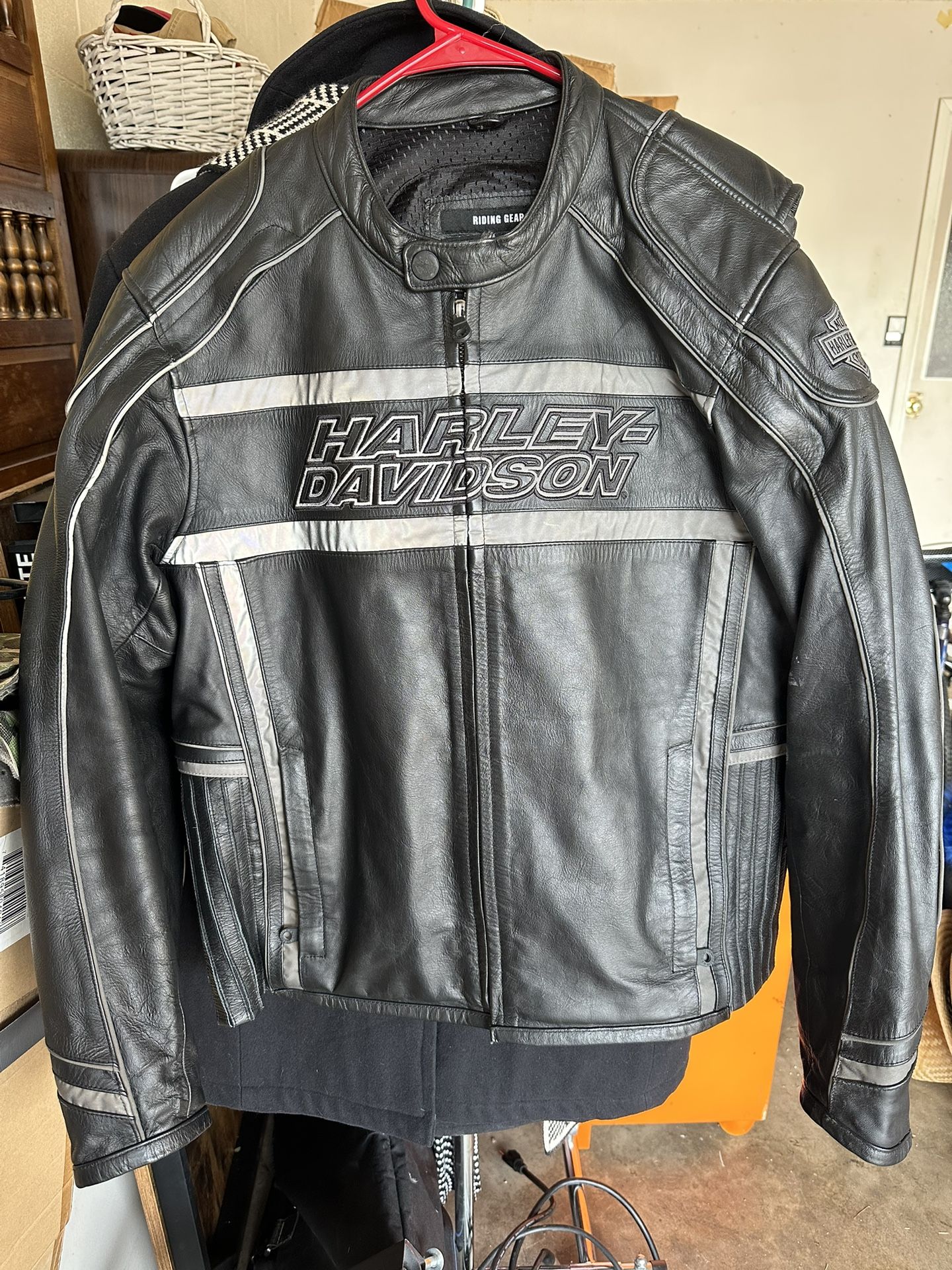 Harley Davidson Leather Jacket Size Large