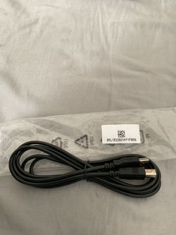 2-prong AC power cord (non-polarized “figure-8” style, also called a C7 power cable).  used for It plugs into many small electronics like: * TVs * DVD