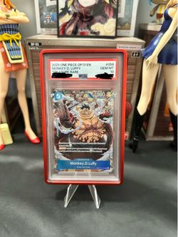 One Piece 2025 Monkey D. Luffy OP13-058 Treasure Rare OP13 GEM MINT PSA 10
