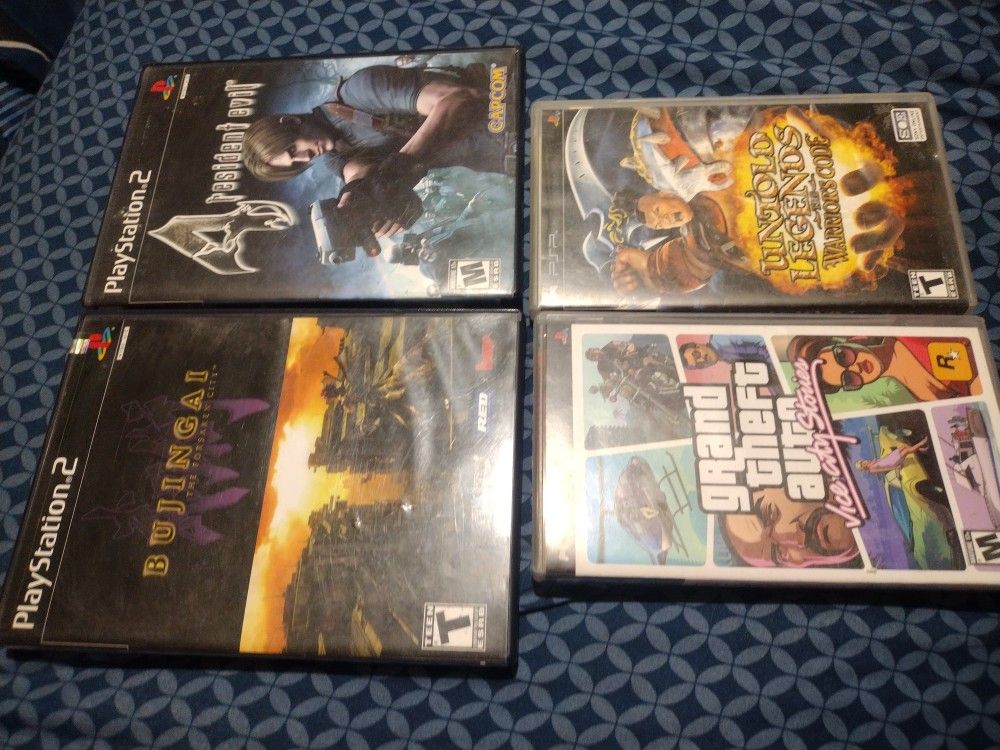 PSP And PS2 Games No Offers No Trade 75th Ave Indian School All Complete Serious Buyers Only Please