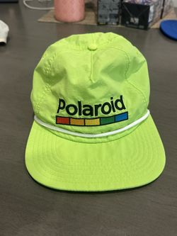 Neon Green POLAROID SnapBack Hate
