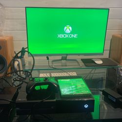 Xbox One w/ Halo Infinite (new) - All Cords/Power + Controller