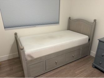 Pottery Barn Twin XL Frame & Mattress