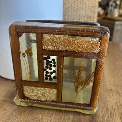 70's Lucite Napkin Holder