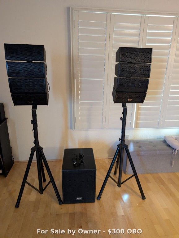 Gemini LRX-448 PA Speaker System