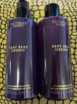 Victoria's Secret Very Sexy Orchid bundle includes an 8.4 fl oz Fine Fragrance Mist and an 8.4 fl oz