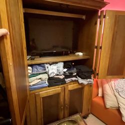 One of a kind Tom Weber TV/ Armoire for sale!