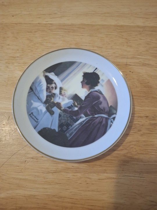 Norman Rockwell "Mother's Love" Collector's Plate 