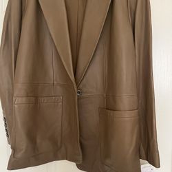 Leather Michael Kors Jacket 