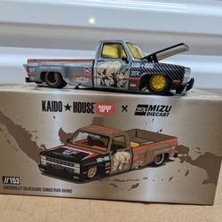 Kaido House x Mini GT x Mizu Diecast 1:64 Chevrolet Silverado “Sumatran Rhino” RAW