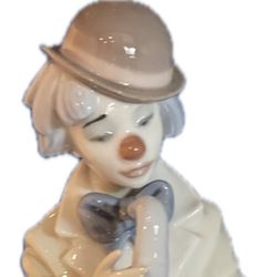 Lladro Clown With  Sax
