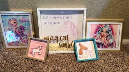 Mermaid picture frames