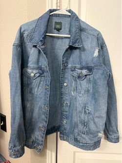 Wild Fable oversized blue denim jacket from Target  - size large