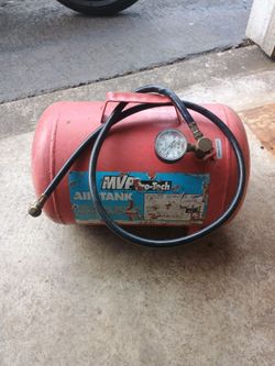 Central Pneumatic Nail gun and air tank best offer