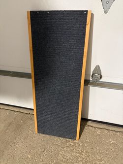 Carpeted Wood Pet Ramp