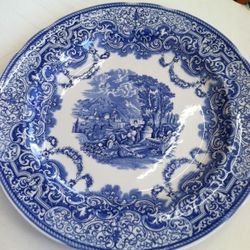 The Spode Blue Room Collection Continental Views Made in England 11" Collector's Plate