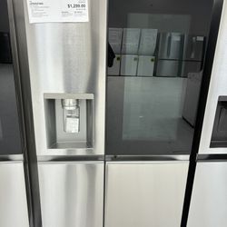 LG 27 cu. ft. Side-By-Side InstaView® Refrigerator