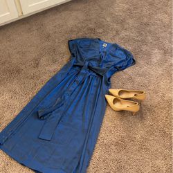 Anne Klein Dress Size 6 And Dkny Nude Pump Size 8