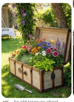 Treasure box planter