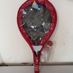 Play Day Jumbo Racket Sports Game, 5 Piece Set, Red, Children Ages 4+