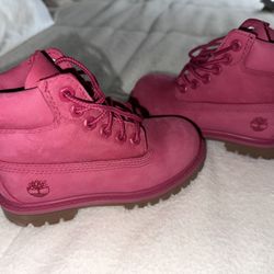 Girls Size 10 Timberland Boots 