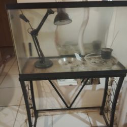 29 GALLON AQUARIUM WITH STAND, YOU JUST BUY YOUR FISH. YOU WILL GET  ALL EXTRAS!