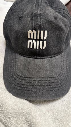 Women’s black denim hat