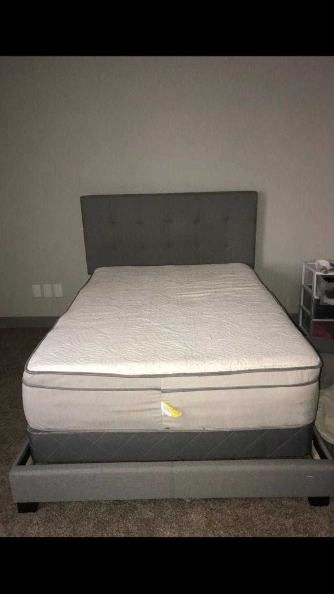 Full Size Mattress/Boxspring/ Bed frame