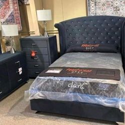 New 4pc bedroom set in box buy now pay later $39 down no credit needed