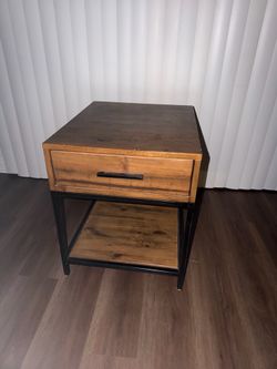 Nightstand Medium Dark Color