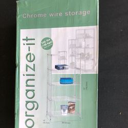 Chrome Wire  Storage Organize-It 5 Tier 