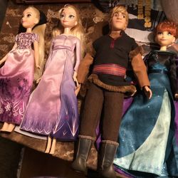 Selling Frozen Dolls and Rapunzel for $10 Each!