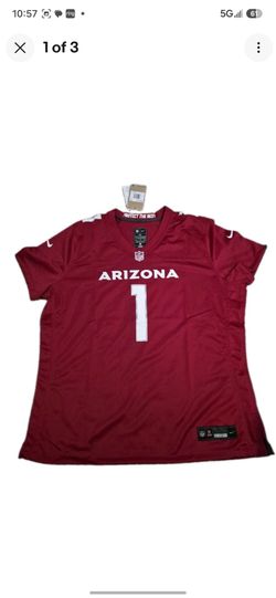 New! Womens Nike NFL Arizona Cardinals Kyler Murray #1 Red Jersey Size 2XL
