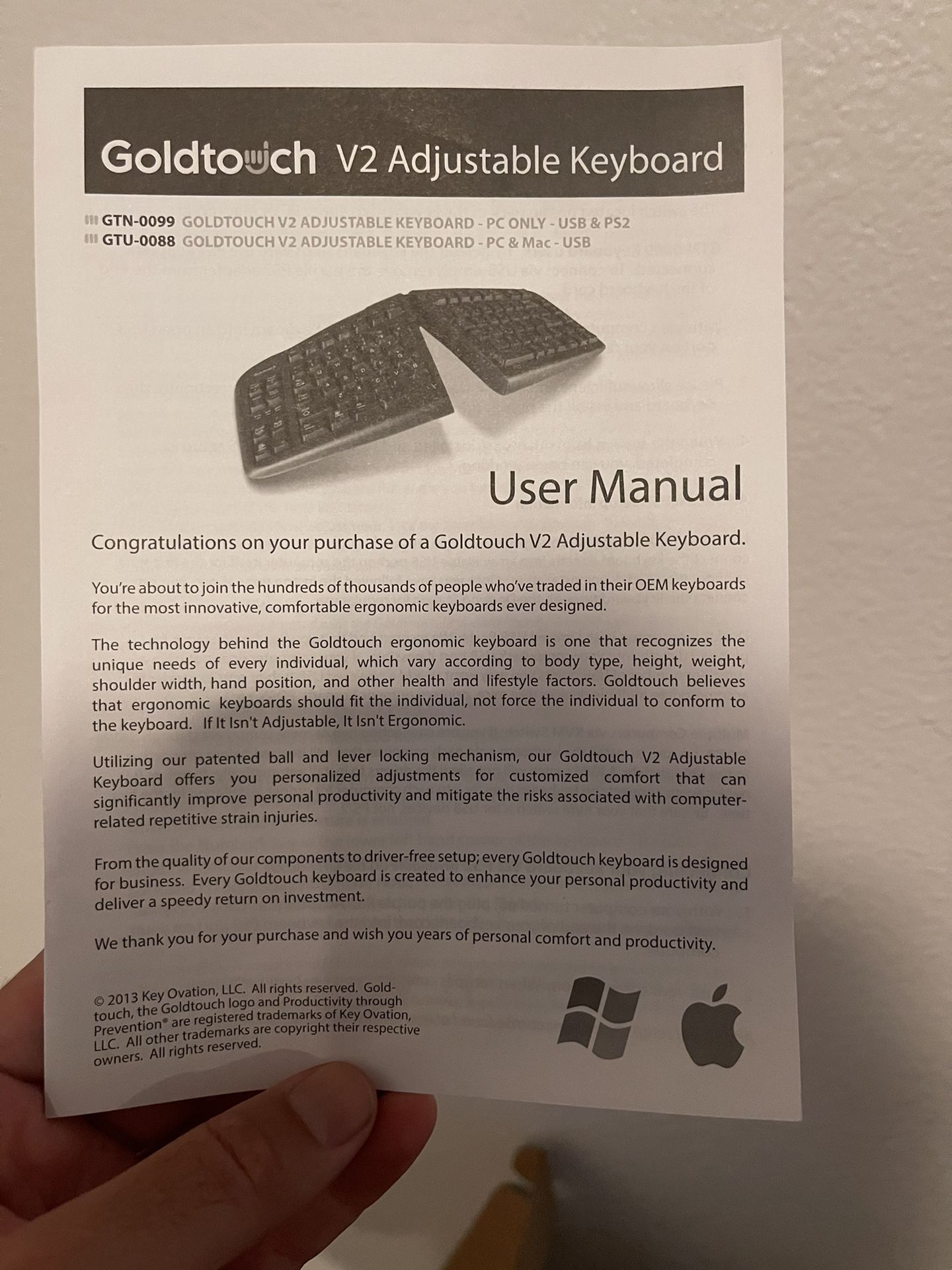 New Adjustable Ergonomic Keyboard