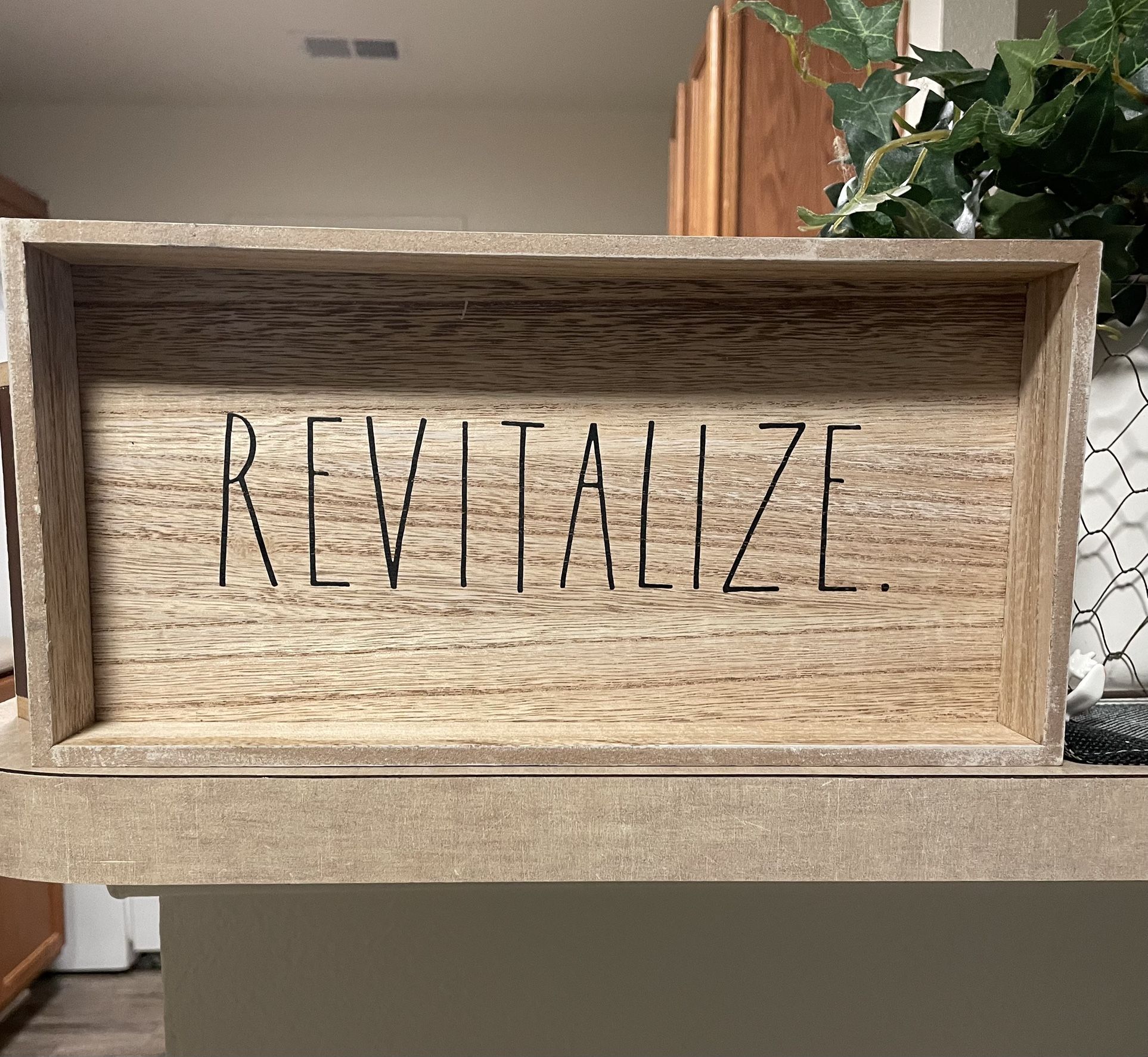 Rae Dunn Wooden Decor/Storage Box