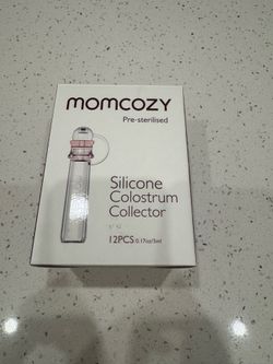 Momcozy Colostrum Collector Reusable Breast Milk Collector with Storage Case and Cotton Wipe