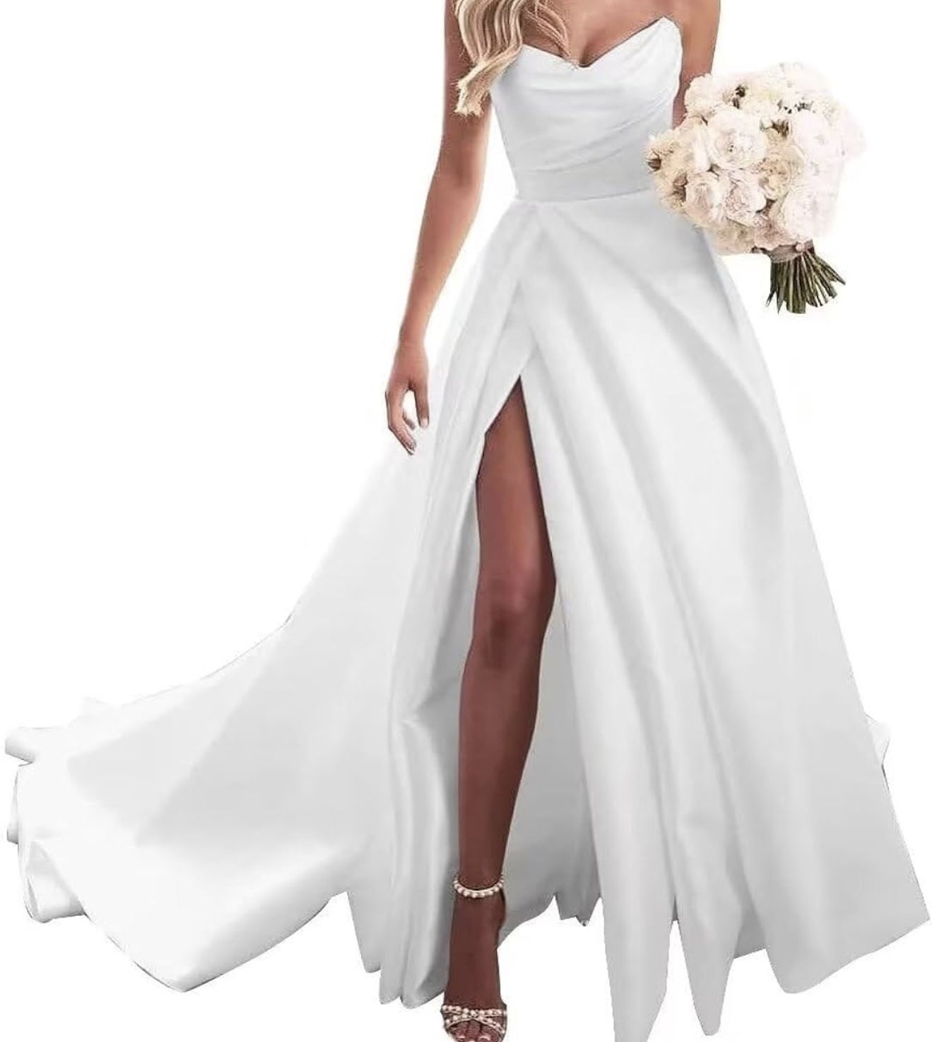 Brand New Wedding Gown, New Veil