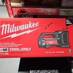 Milwaukee
M18 18-Volt 1/4 HP Lithium-Ion Cordless Transfer Pump (Tool Only)