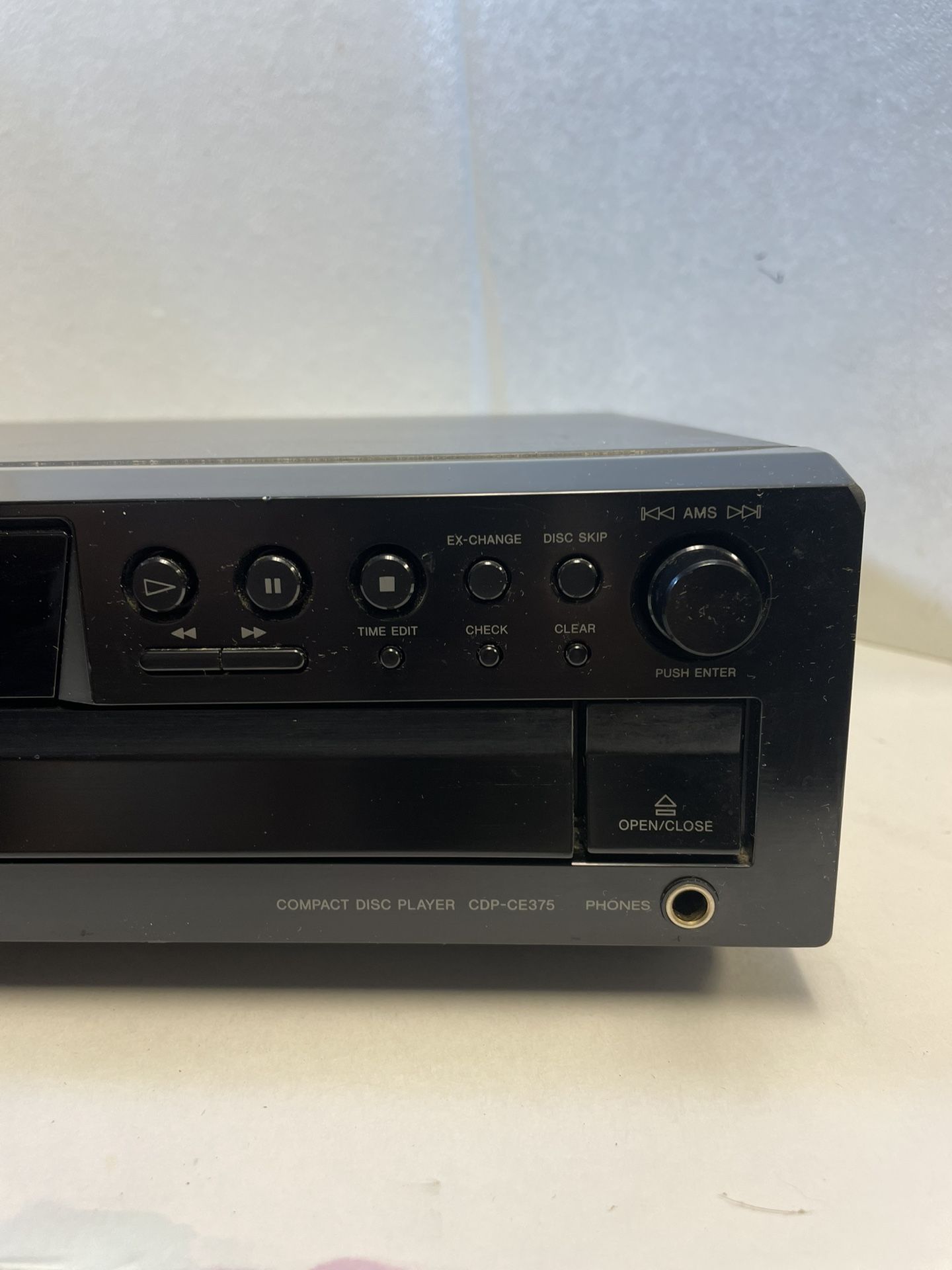 CDP CE375 5 Disc CD Changer Carousel Compact Disc Player No Remote TESTED Audio & Speakers
