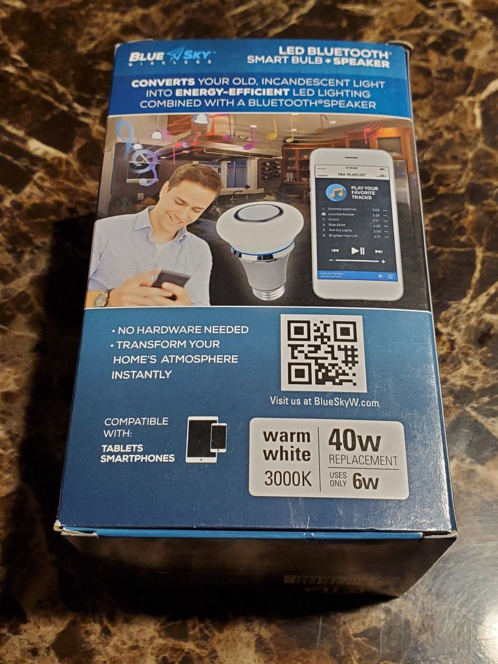 LED Smart Blub with Bluetooth