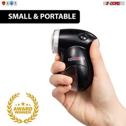 Lint Remover Fabric Shaver Portable Sweater Diffuser with Replaceable Stainless Steel 3-Leaf Blades Battery Operated Remove Clothes Fuzz,Balls