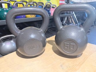 (2) 50 LB Kettlebells - NEW - BUNDLE $1.40 Per LB